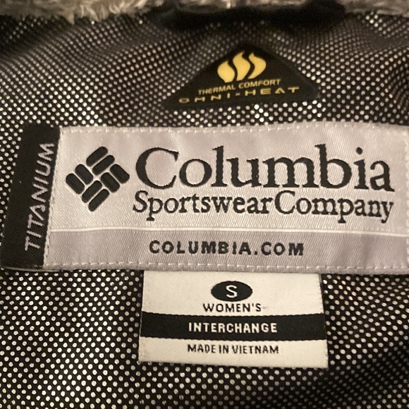 Columbia titanium omni-heat navy jacket - Picture 3 of 4